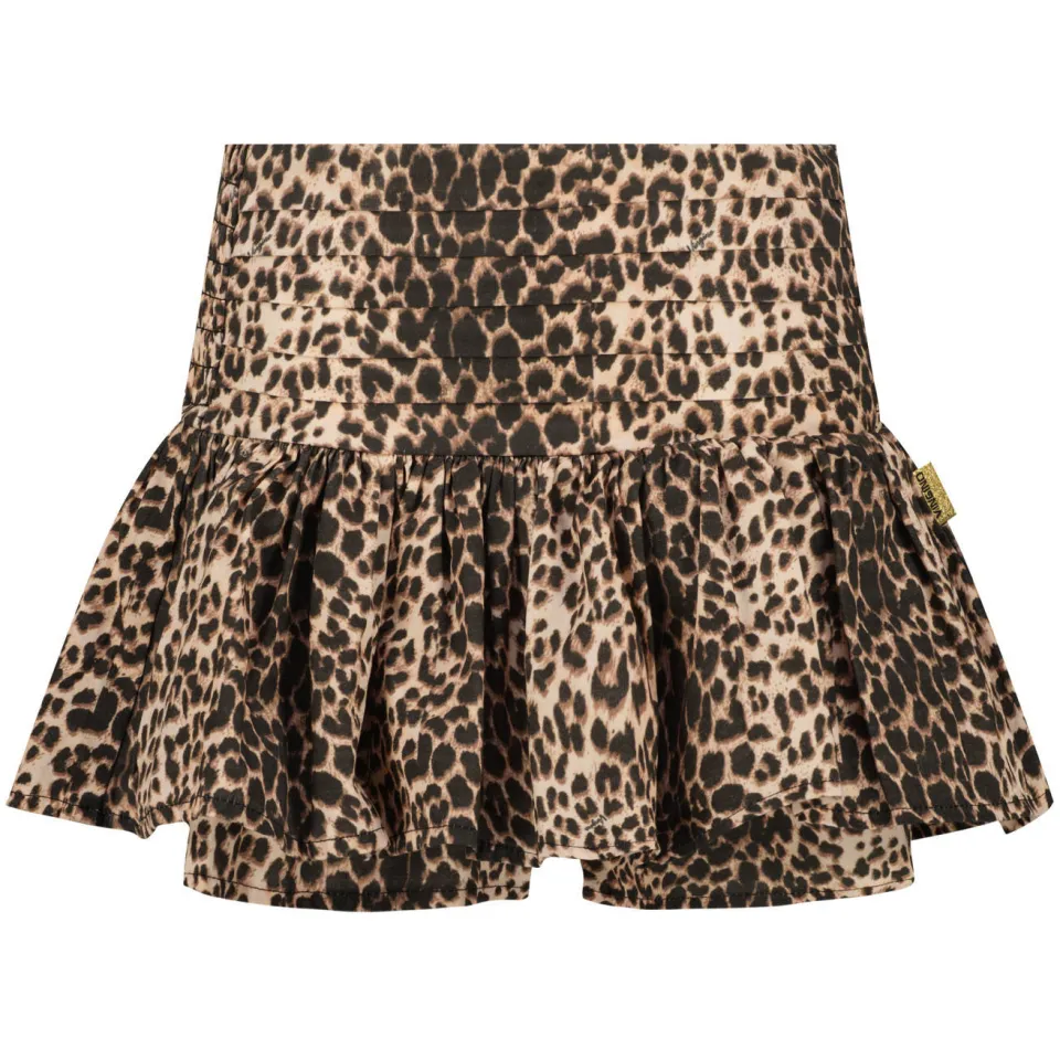 Vingino skort met panterprint bruin, foto 5