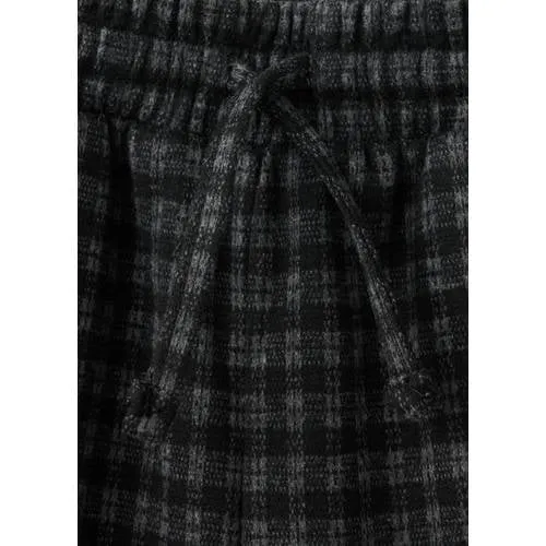 Mango Kids geruite joggingbroek - antraciet, foto 4