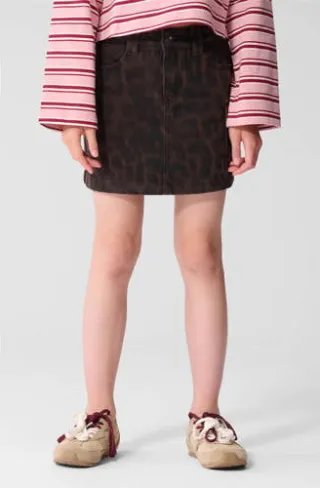 Shoeby mini rok met panterprint bruin, foto 6