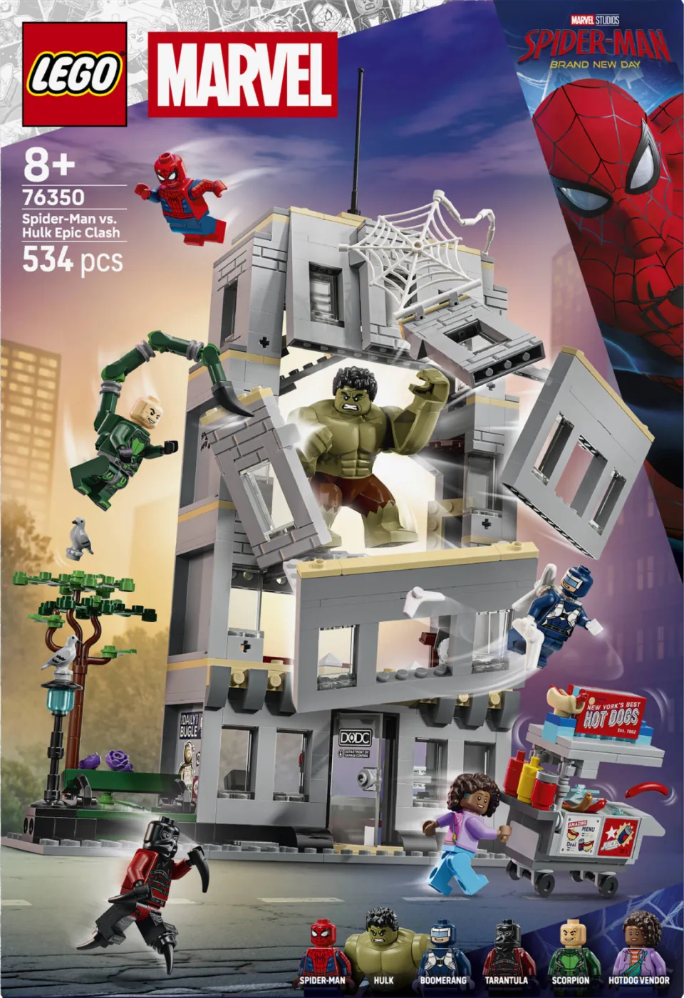 Lego Marvel Spider-Man Spider-Man vs. Hulk ultieme confrontatie 76350, foto 3