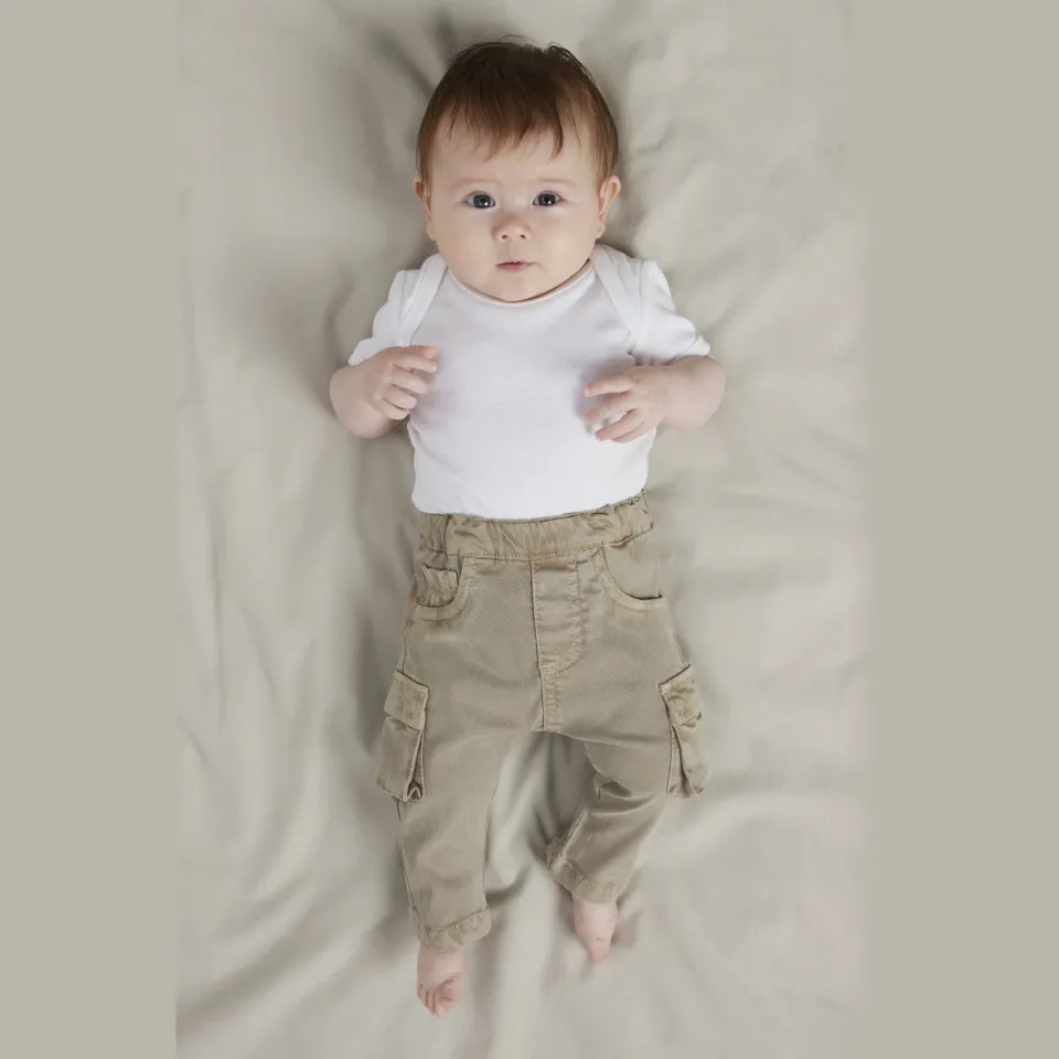 NAME IT BABY cargobroek groen, foto 5
