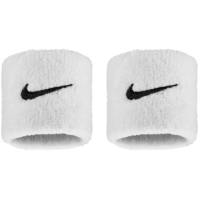 Nike Swoosh Classic zweetbandjes 2-pack wit