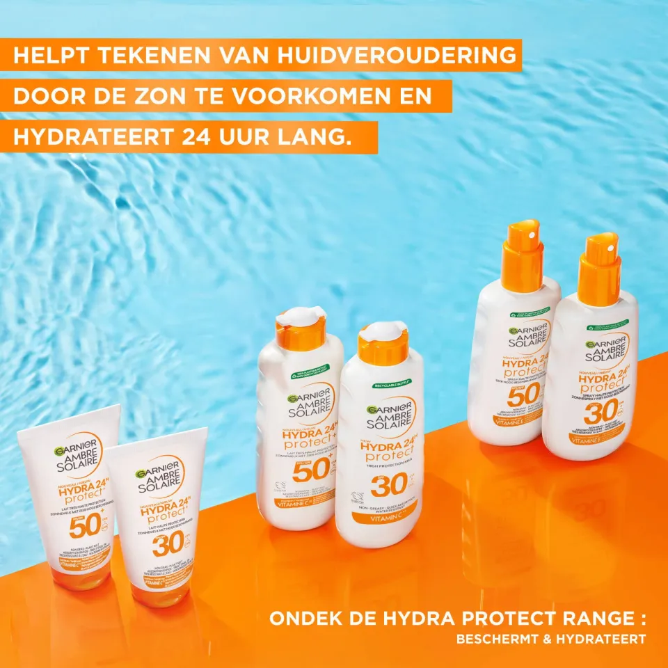 Garnier Ambre Solaire Hydra 24H Protect zonnemelk SPF50+, foto 4