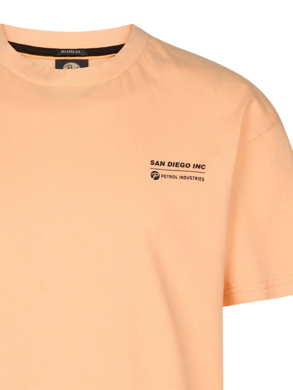 Petrol Industries t-shirt met backprint oranje, foto 4