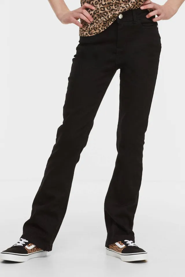 Anytime flared jeans black