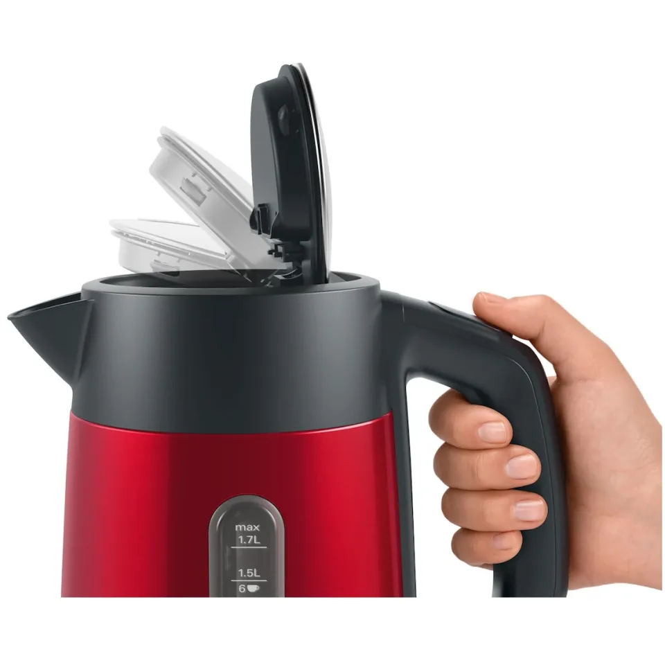 Bosch TWK4P434 waterkoker rood, foto 3