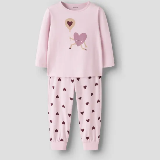 NAME IT Cutie Heart pyjama roze, foto 4