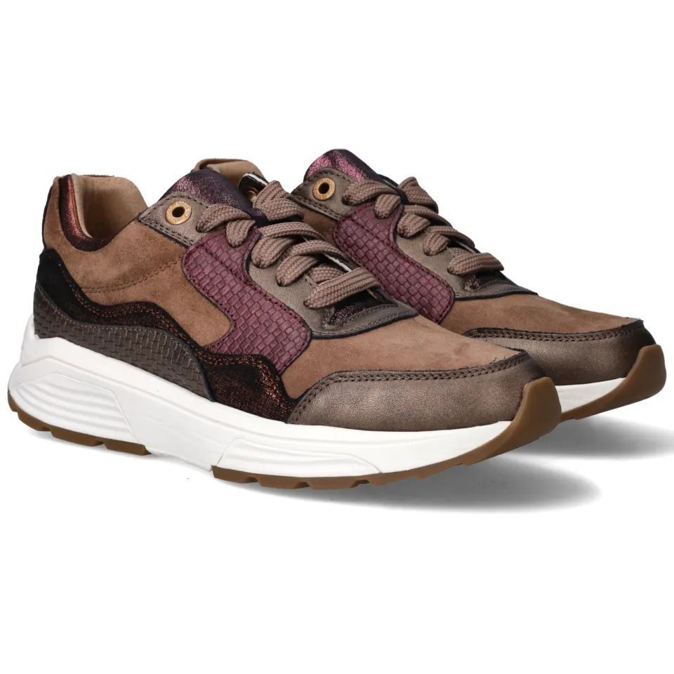 Xsensible Golden Gate sneaker bruin, foto 2