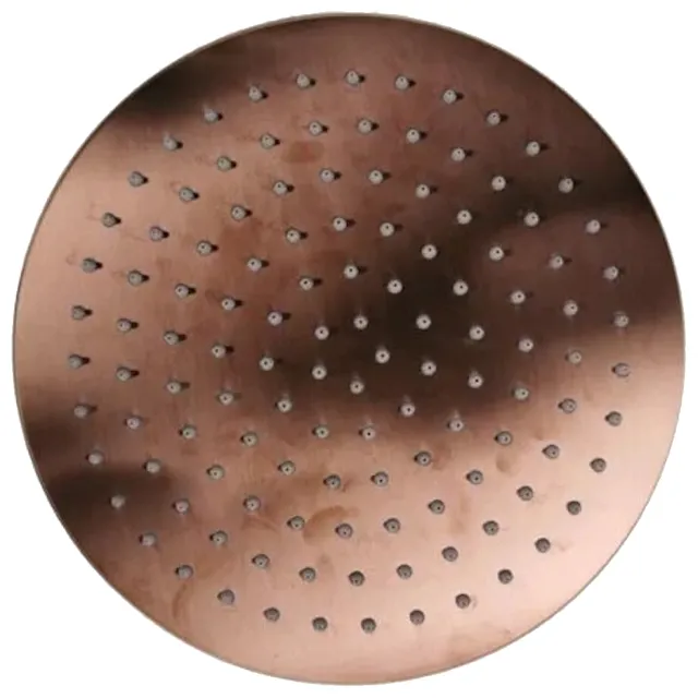 Sanilux Disk hoofddouchekop rond 20 cm brons