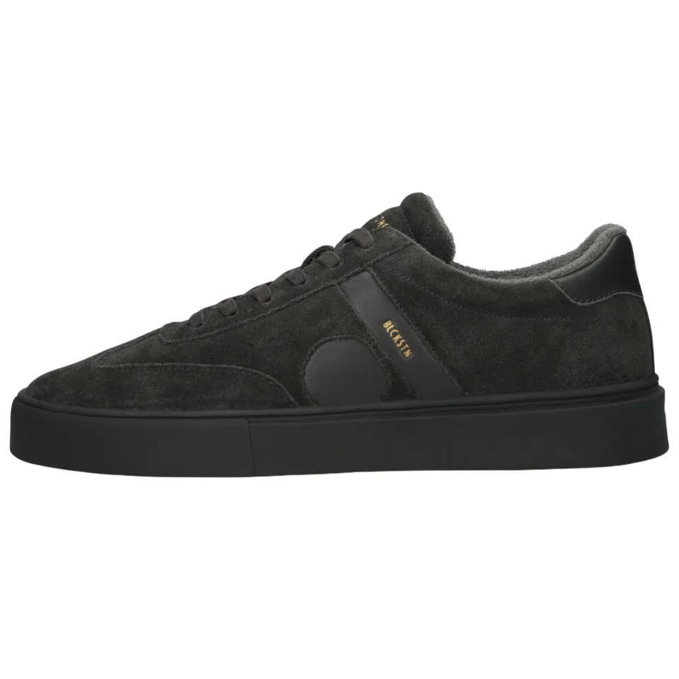 Blackstone Quartz Auden suède sneakers met logo - antraciet, foto 5