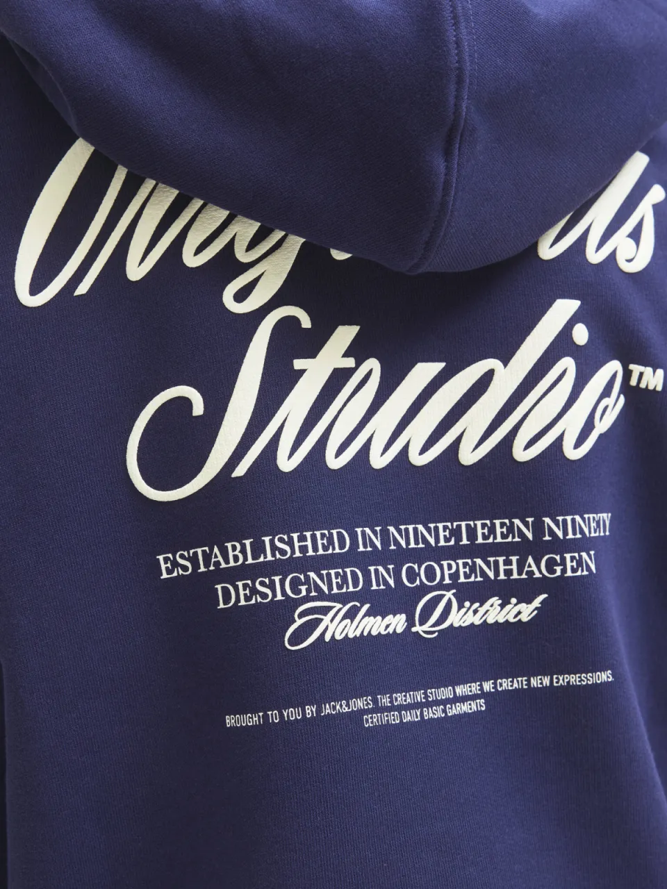 Jack & Jones JUNIOR hoodie met backprint donkerblauw, foto 7