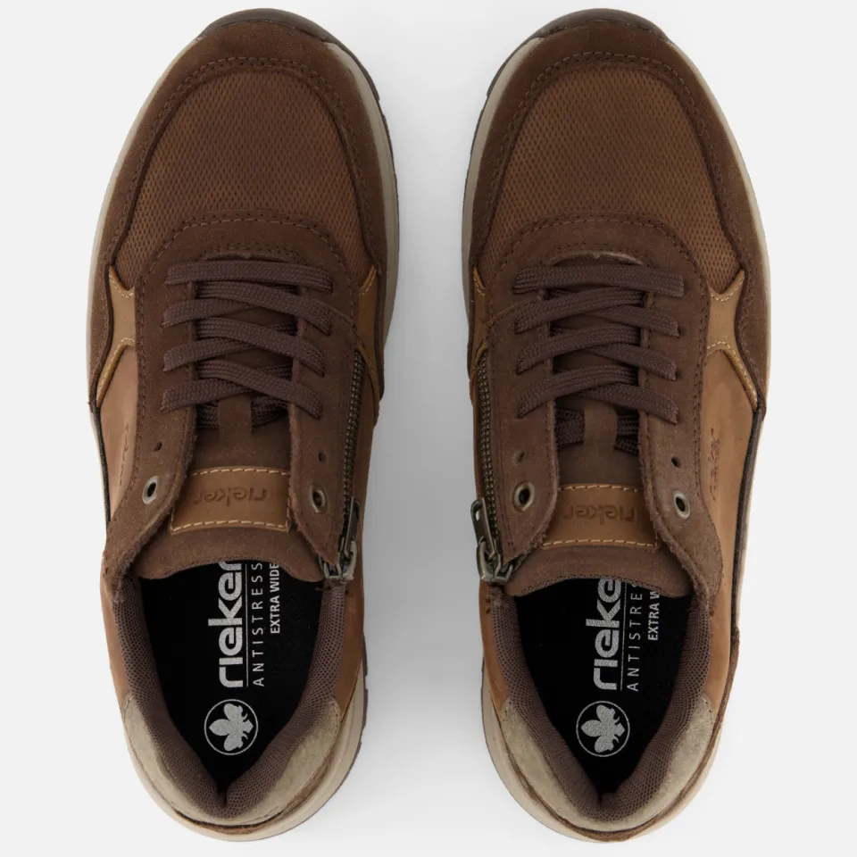 Rieker veterschoenen laag donkerbruin, foto 6