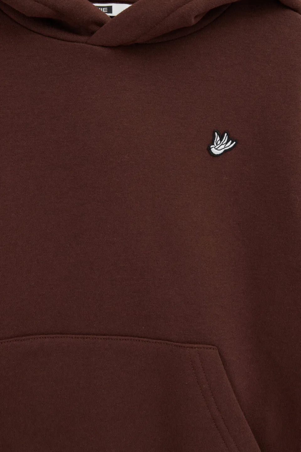 WE Fashion sweat hoodie - donkerbruin, foto 7