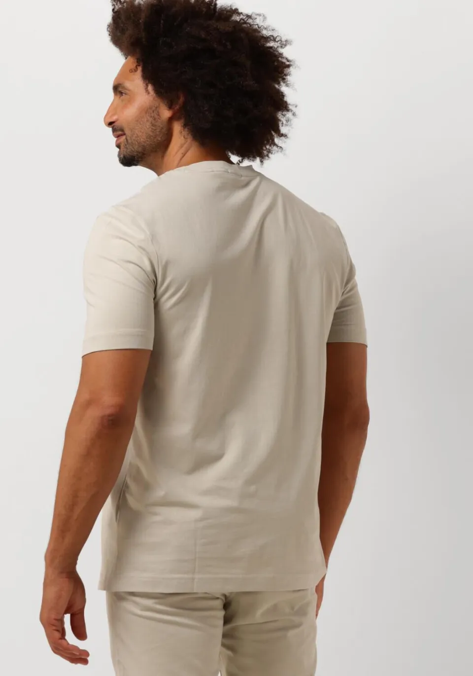 Boss Orange Heren Polo's & T-shirts Tchup 10242929 01 - Beige, foto 3