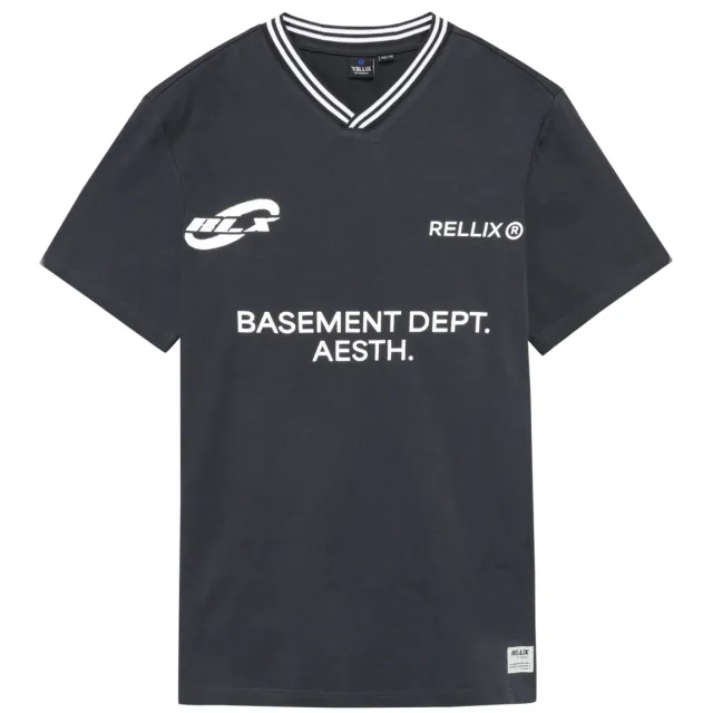 Rellix oversized T-shirt met logo antraciet, foto 2