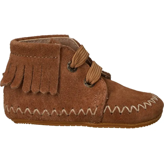 Shoesme Babyproof Veterboots Meisjes Cognac Camel