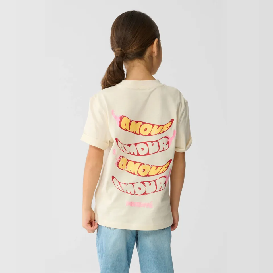 Shoeby T-shirt met backprint ecru, foto 4