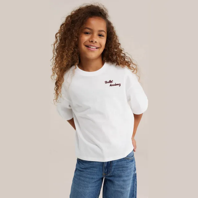 WE Fashion T-shirt met backprint wit, foto 6