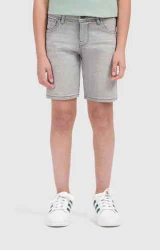Ballin jeansshort lichtgrijs denim light grey, foto 5
