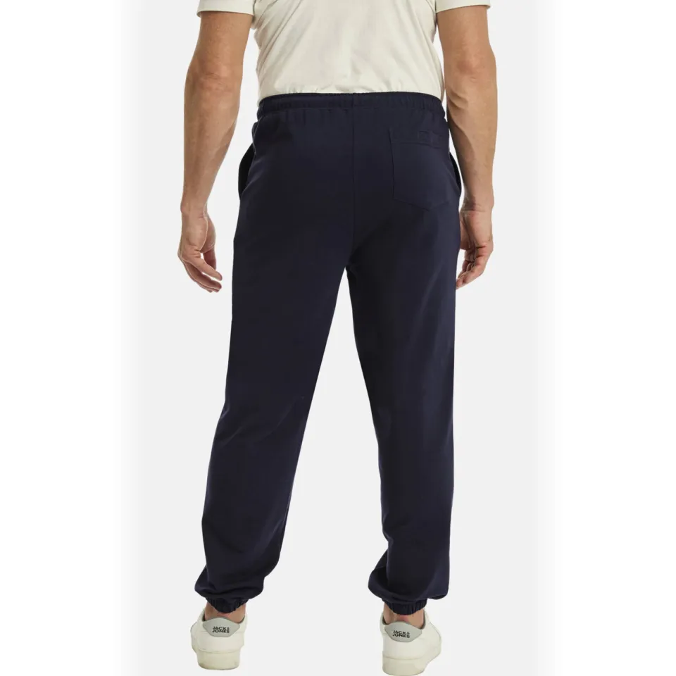 Jan Vanderstorm regular fit joggingbroek THIBOR Plus Size met printopdruk donkerblauw, foto 3