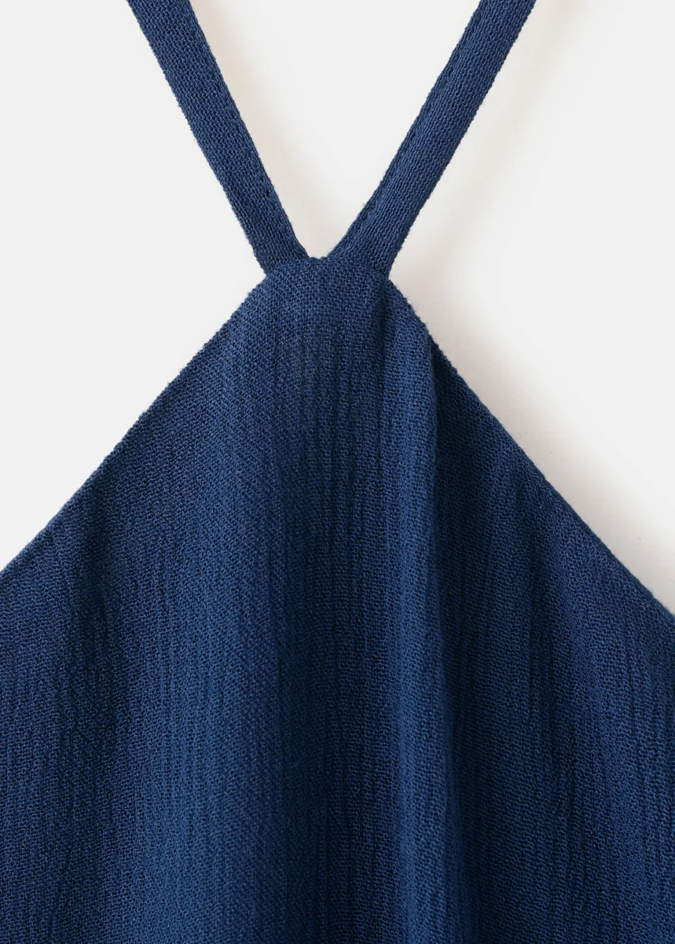 Mango halterjurk donkerblauw, foto 5