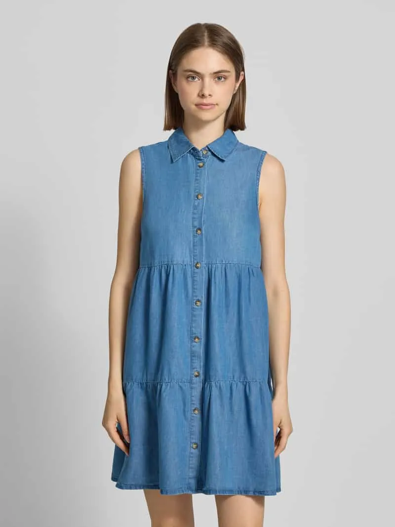 Only BEA SIESTA minijurk blauw, foto 3