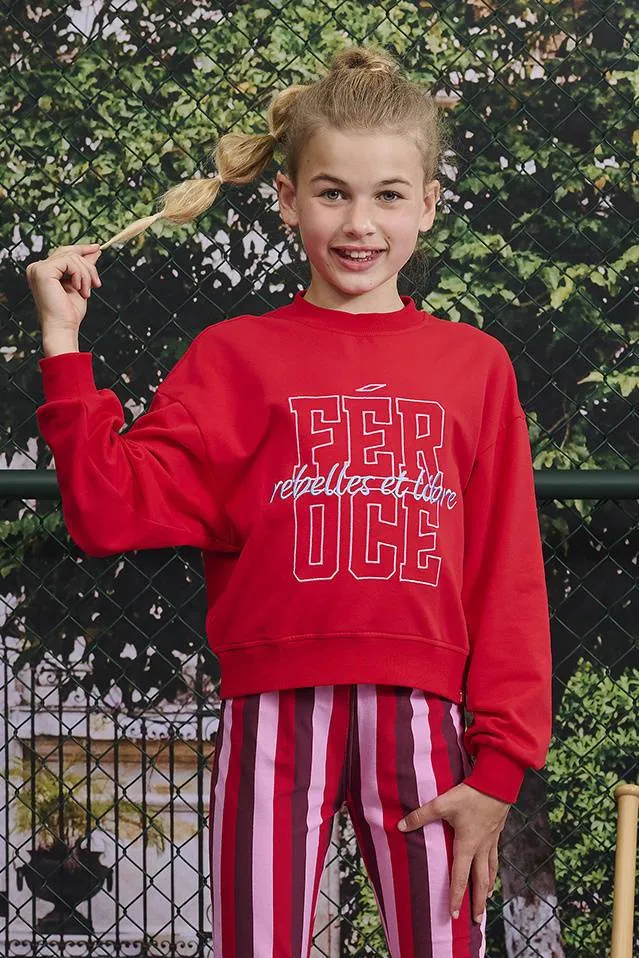 Z8 kids sweater Esila rood