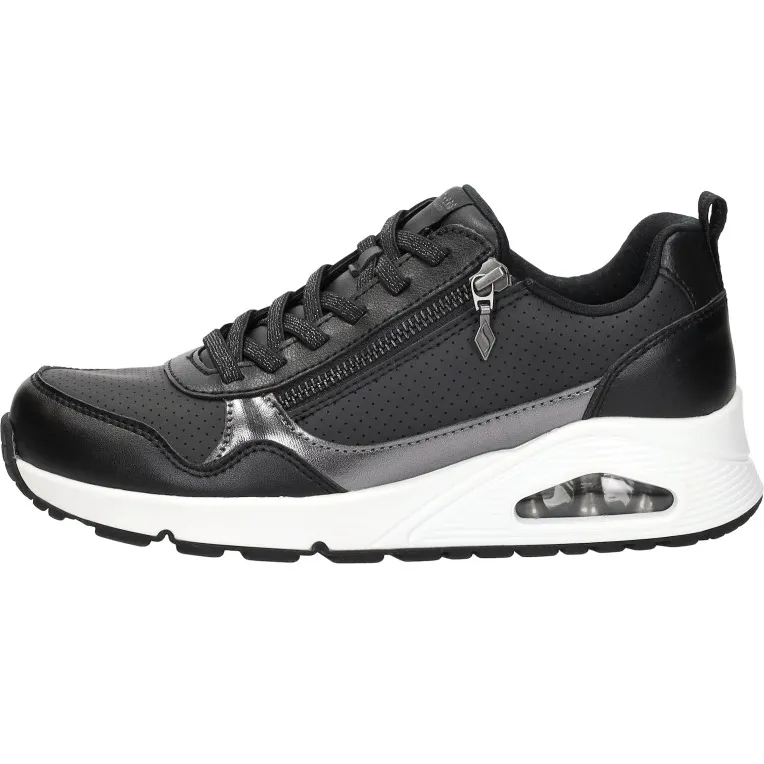 Skechers Uno Metallic Sliders sneakers zwart, foto 2