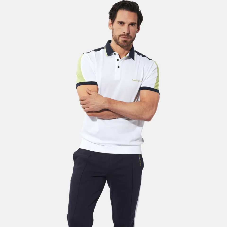 Babista regular fit polo Plus Size - wit, foto 3