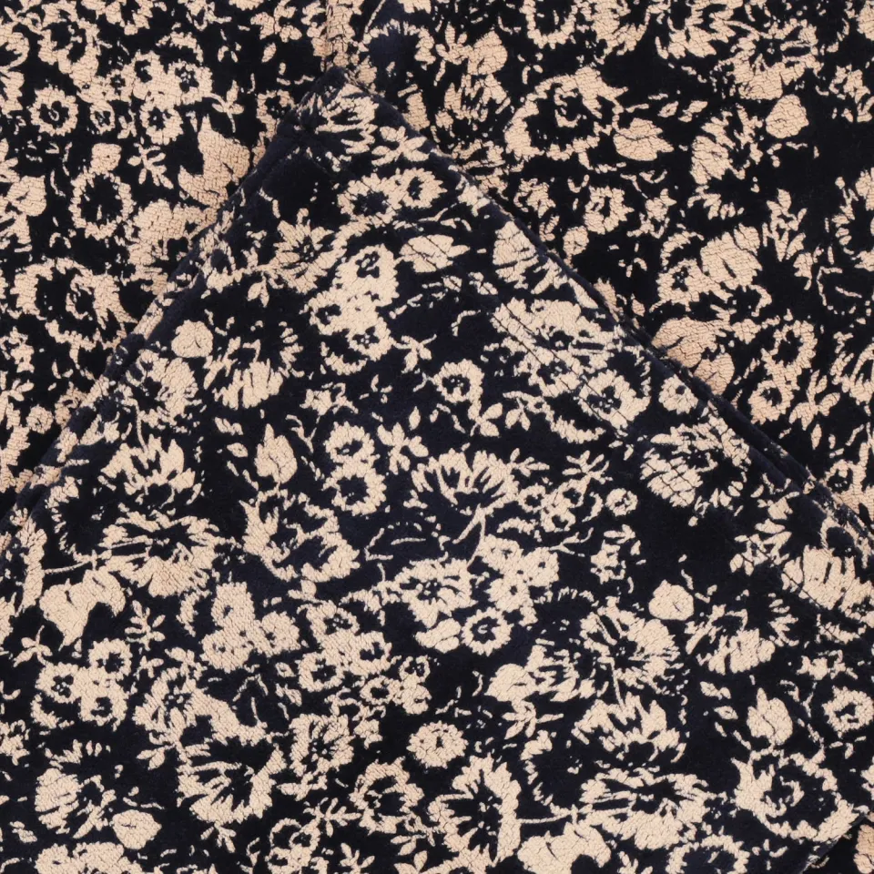 Tumble 'n Dry flared gebloemde broek donkerblauw, foto 2