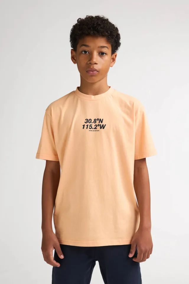 Petrol Industries t-shirt oranje Lichtoranje
