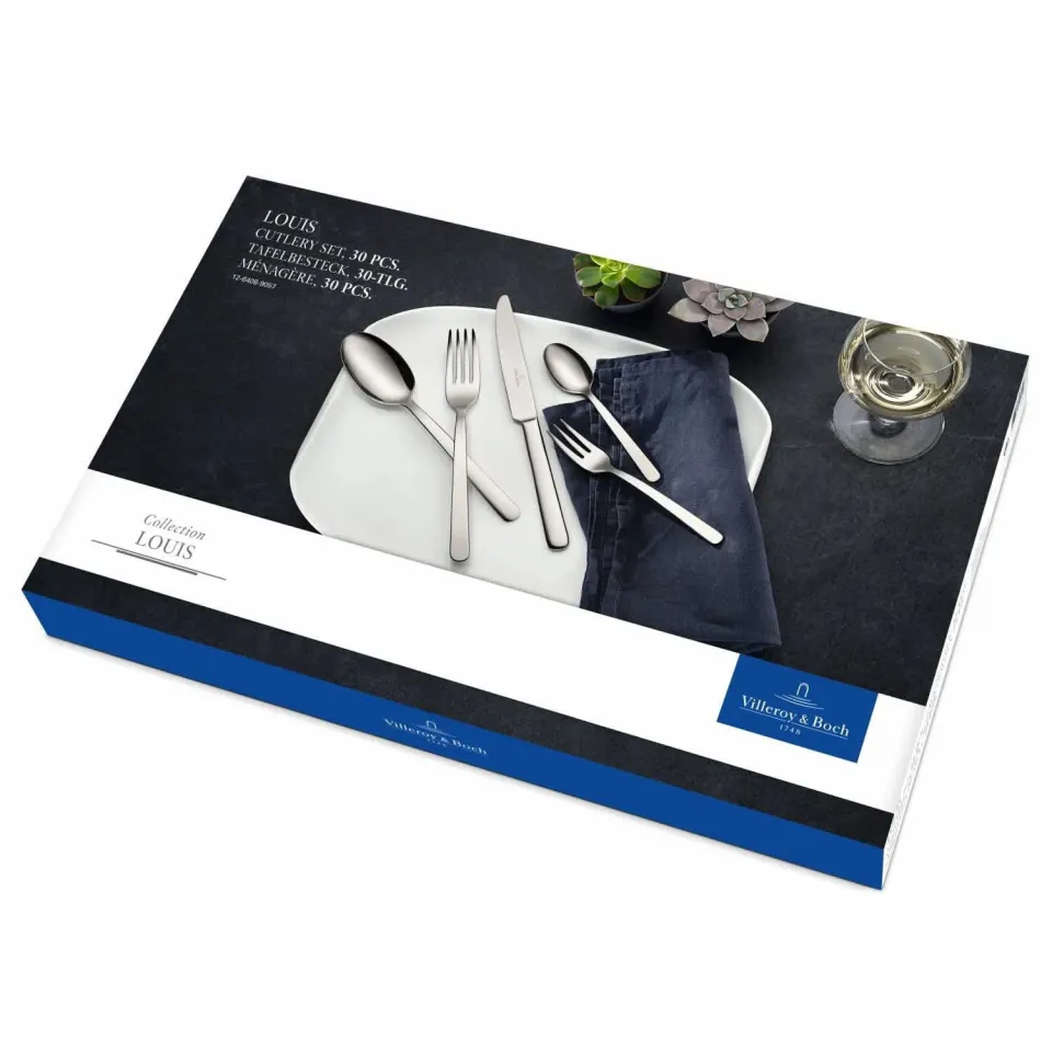 Villeroy & Boch Louis bestekset 30-delig zilver, foto 3