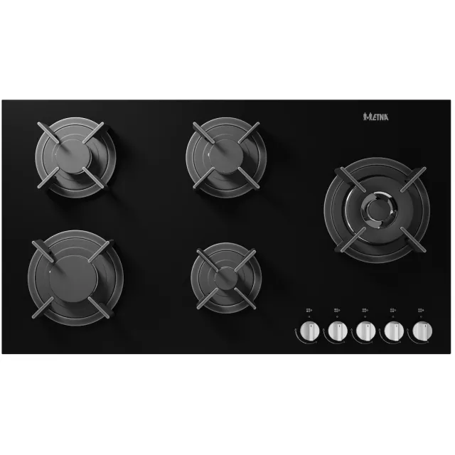 Etna KGG890ZTA gaskookplaat zwart