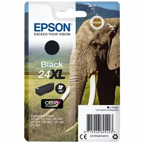 Epson 24XL zwarte inktcartridge T2431