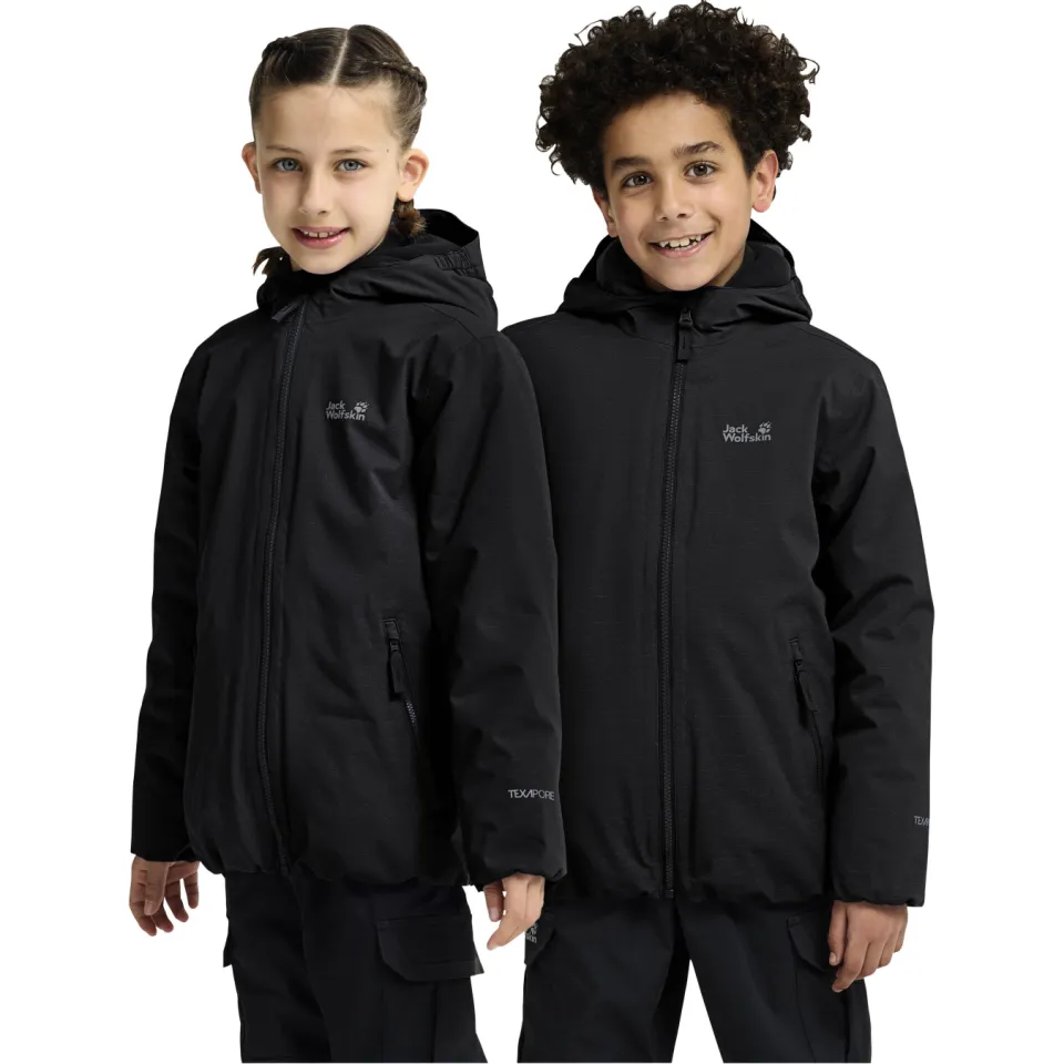 Jack Wolfskin Go Glow winter outdoorjas zwart