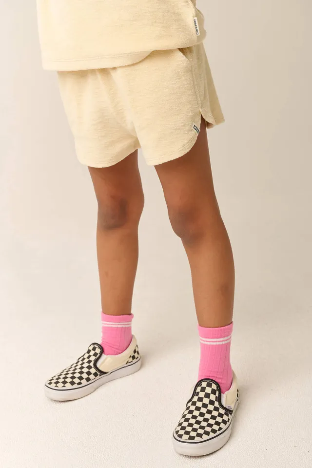Tumble 'n Dry regular waist sweatshort lichtgeel