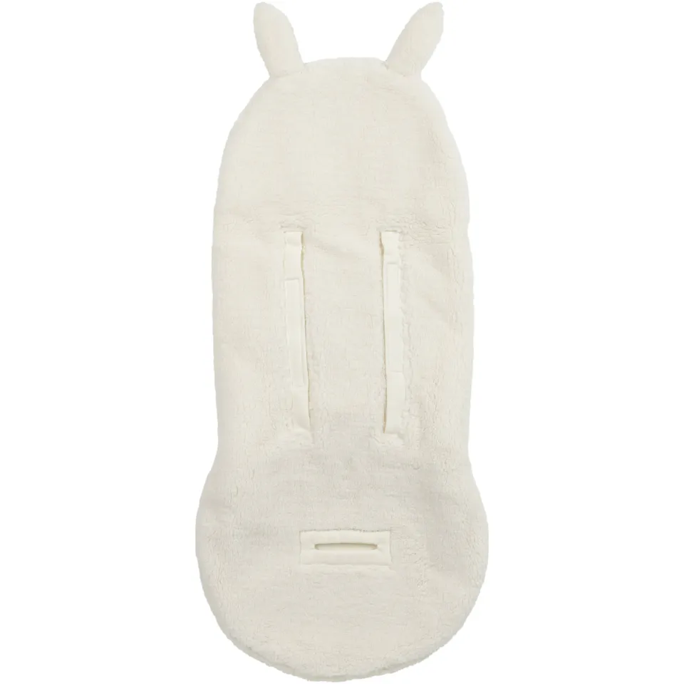 Meyco Rabbit teddy wikkeldeken wit, foto 2