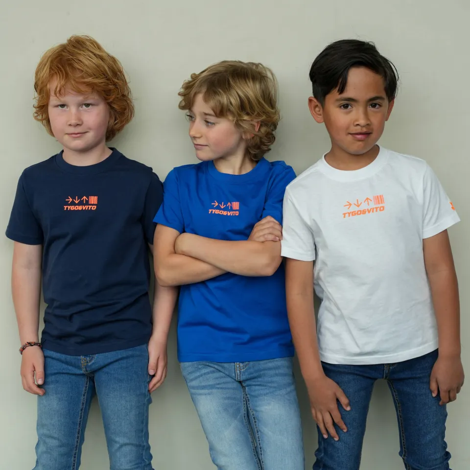 TYGO & vito jersey T-shirt wit, foto 6