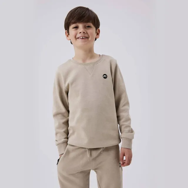 NAME IT KIDS sweater NKMVIMO lichtbruin pure cashmere, foto 2