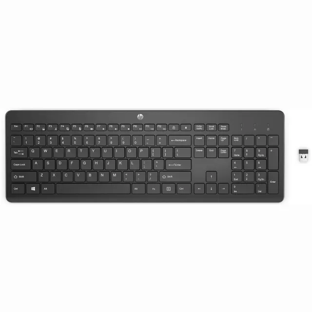 Hp 230 Draadloos Toetsenbord Toetsenbord Zwart
