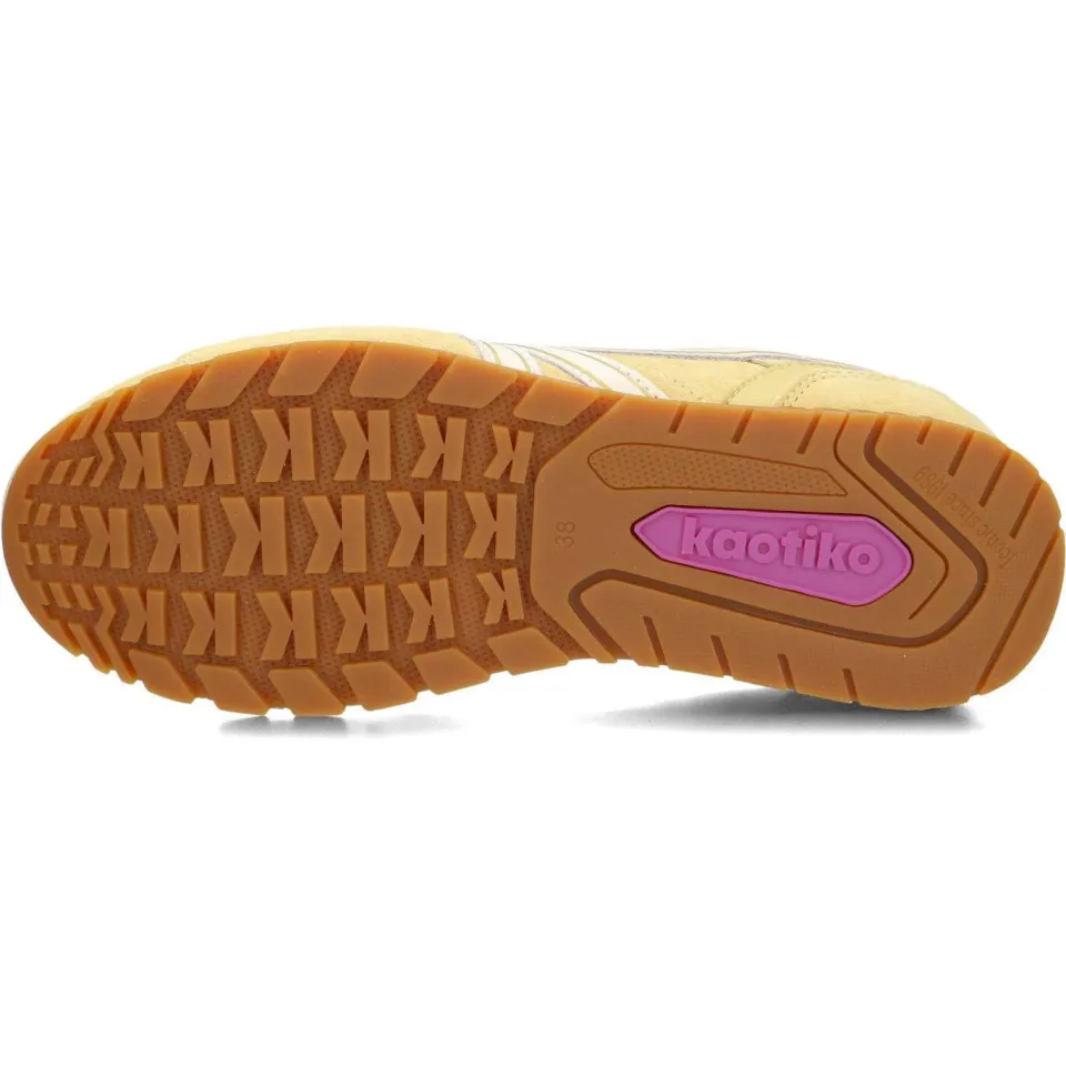 Kaotiko Seattle lage sneakers geel, foto 6