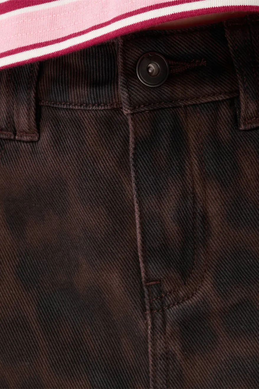Shoeby mini rok met panterprint bruin, foto 8