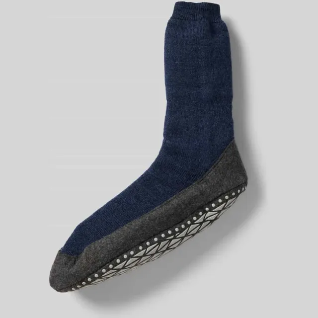 Falke Huisschoenen met elastische ribboordjes model 'COSYSHOES' Blauw
