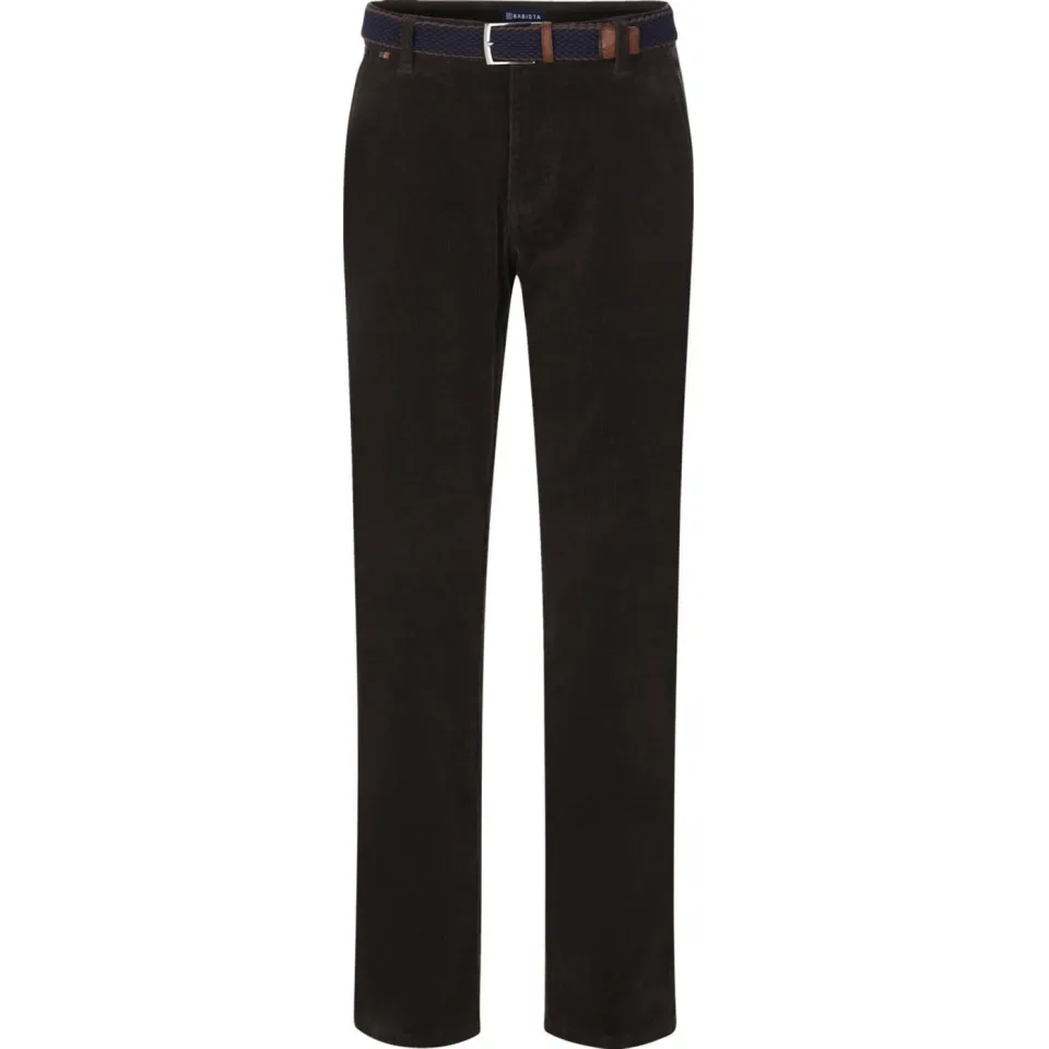 Babista corduroy regular fit broek donkerbruin, foto 3