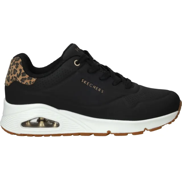 Skechers Uno Jungle Nite Sneakers Dames Zwart