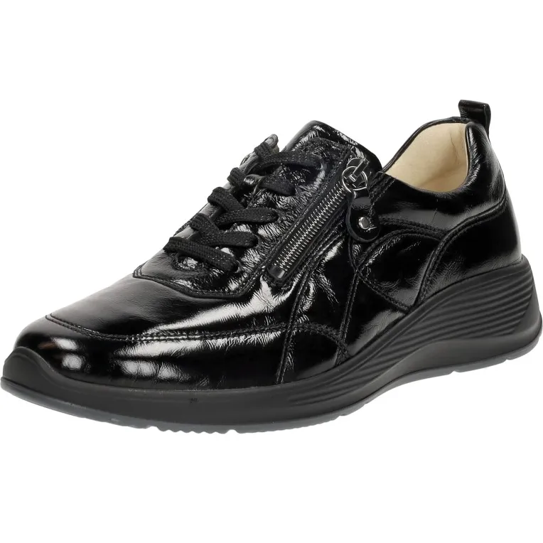 Waldläufer Kalea lage sneakers zwart lak, foto 3