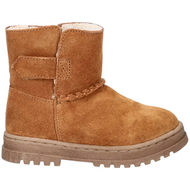 Nelson Kids suède enkelboots - cognac