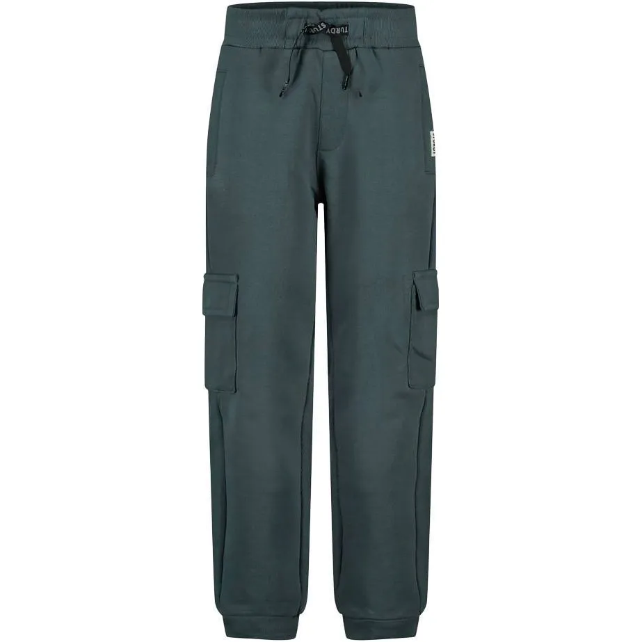 Sturdy loose fit cargobroek petrol Donkerblauw