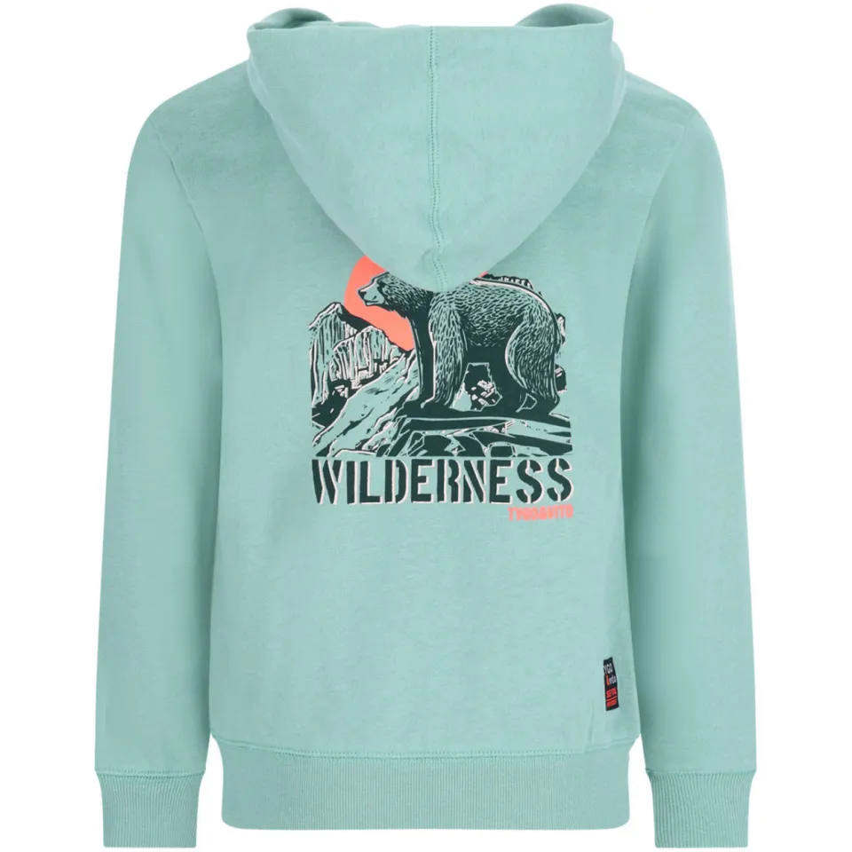 TYGO & vito hoodie met backprint - blauw, foto 4