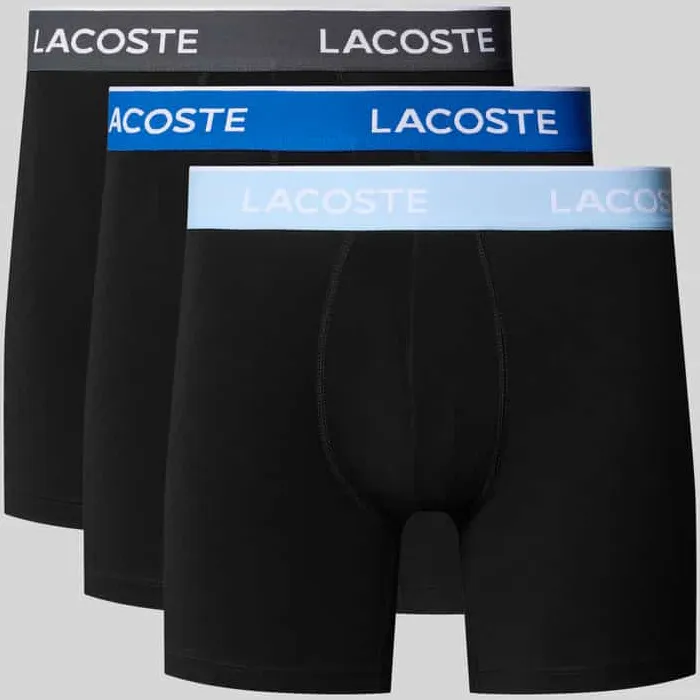Lacoste boxershorts zwart 3-pack, foto 4